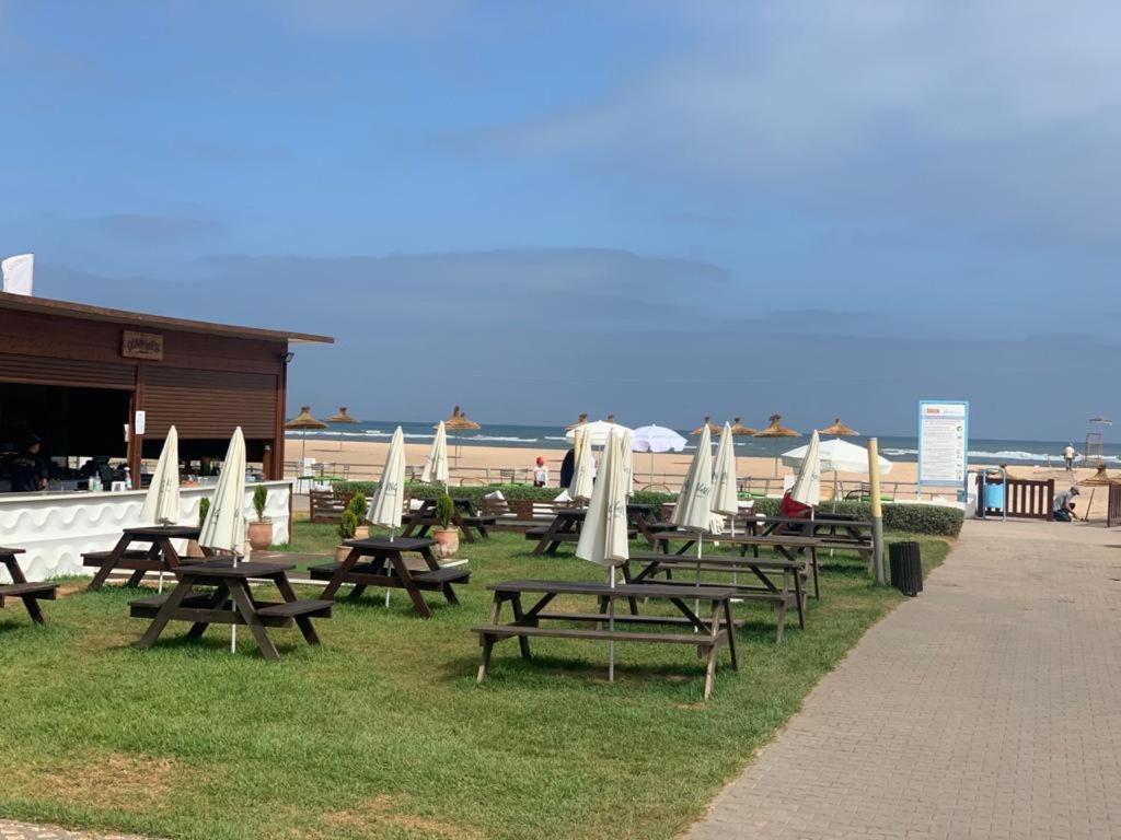 Blanca Beach Vue Laterale Sur Mer Sidi Rahal  Dış mekan fotoğraf